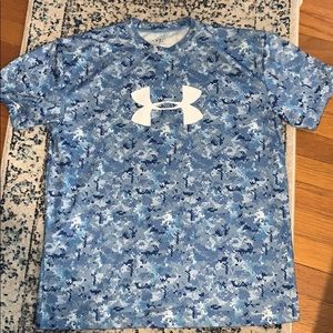 Under Armour Blue Camouflage- Medium
